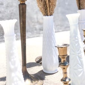 Milk Glass Vases